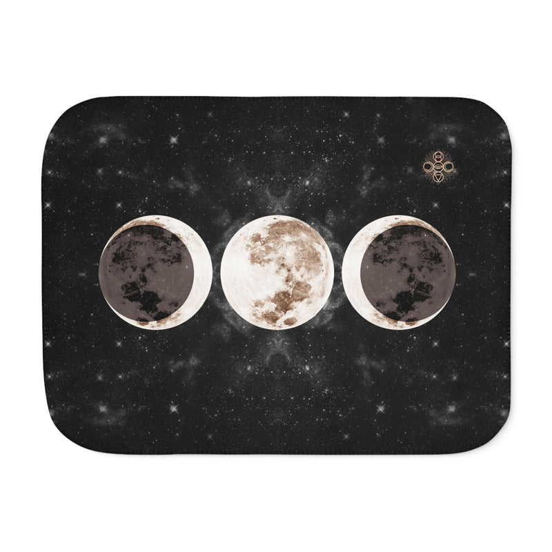 Triple Goddess Moon Phase | Sherpa Blanket