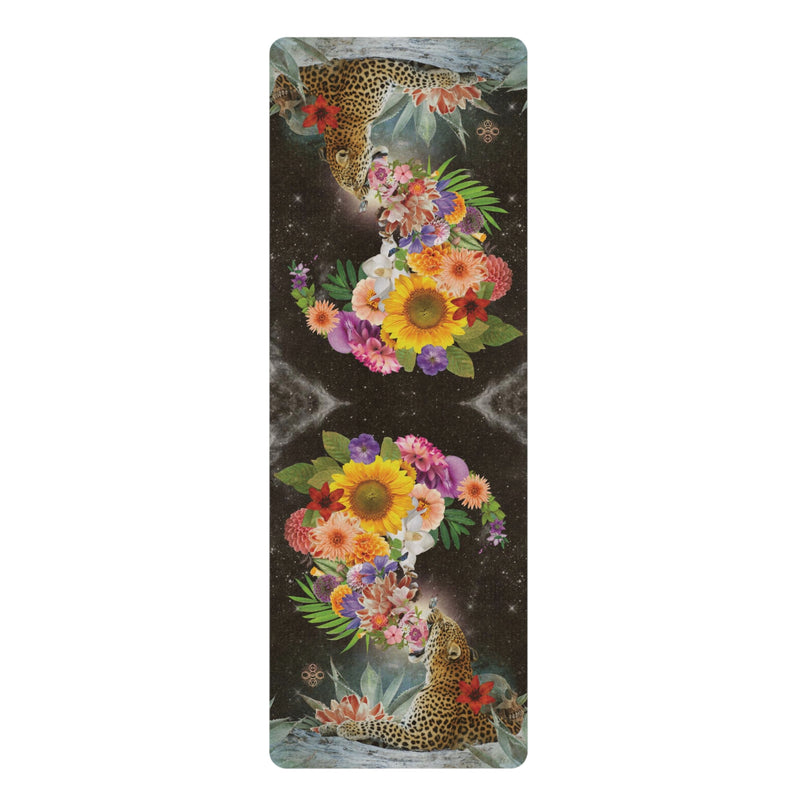 Jaguar Floral Scream | Yoga Mat