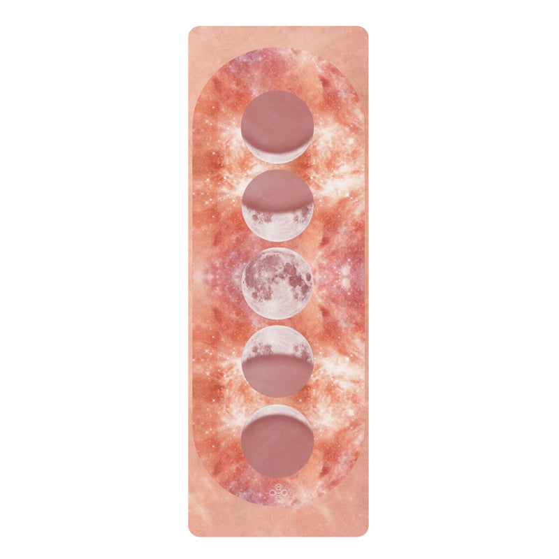 Cosmic Peach Moon Phase | Yoga Mat