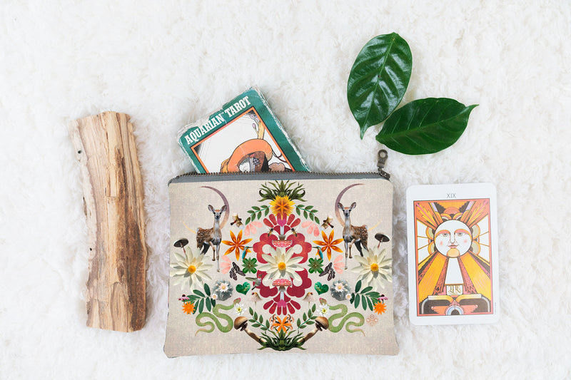 Mexican Otomi Inspired Light | Small Bespoke Medicine Bag