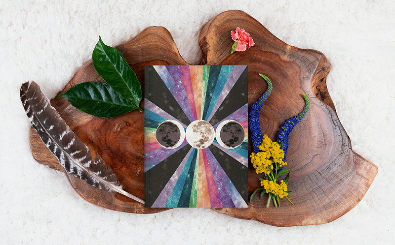 Rainbow Magic Moon Phase | Hardcover Journal