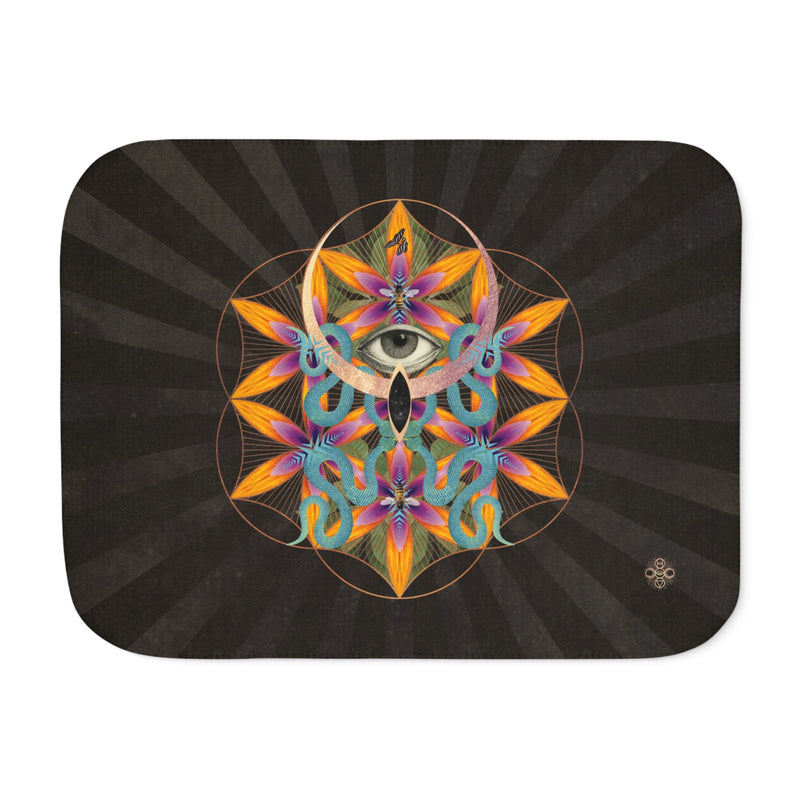 Sacred Geometry, Third Eye |  Sherpa Blanket