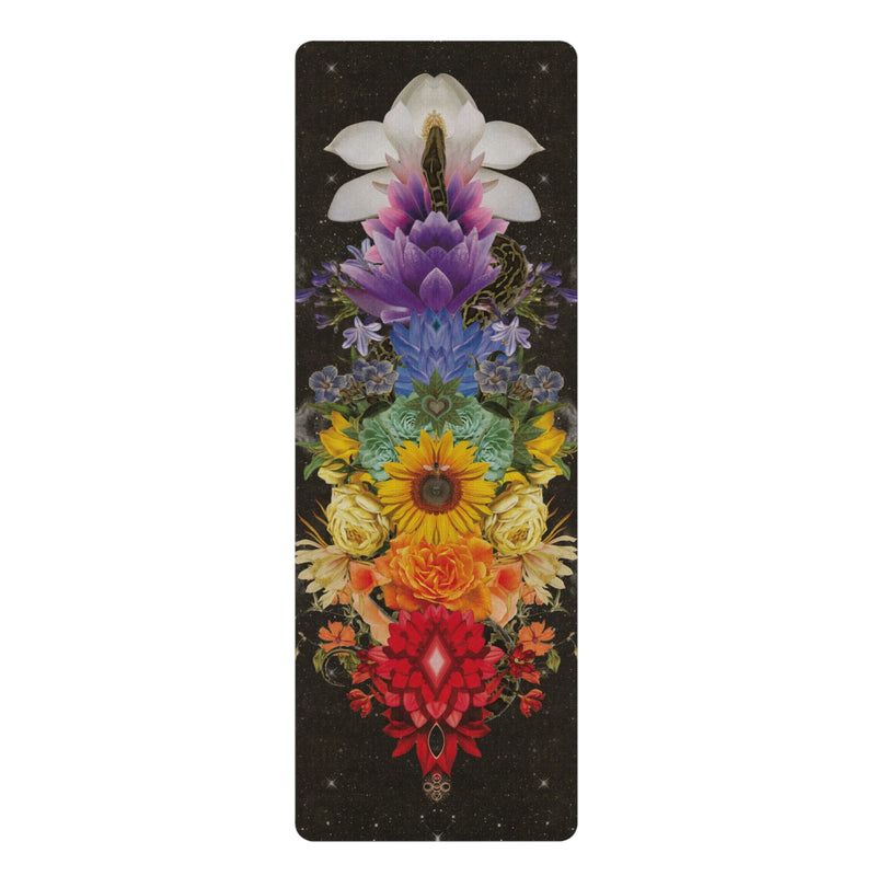 Kundalini Snake Floral Chakra Shadow 2024 Edition | Yoga Mat