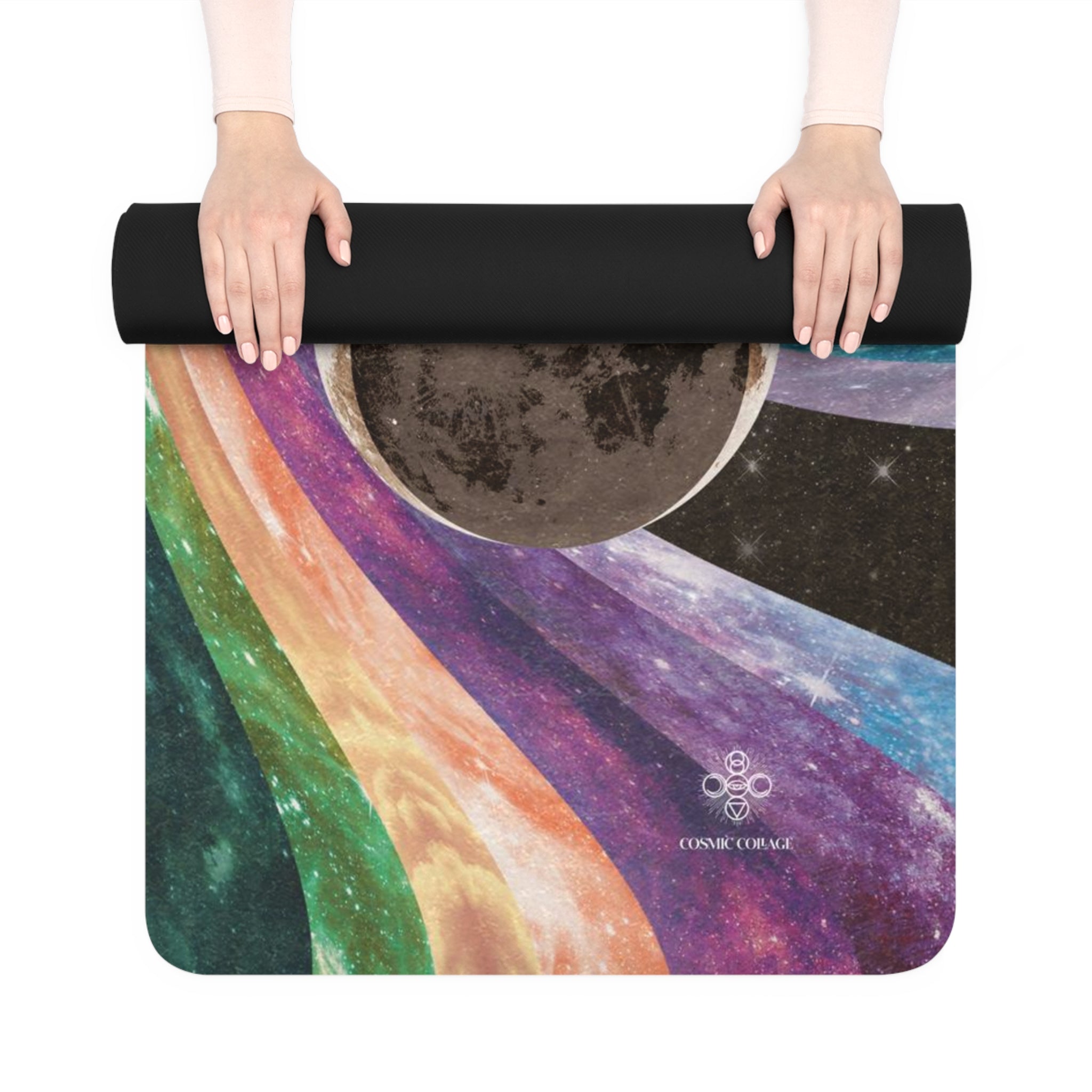 Rainbow Magic Moon Phases | Yoga Mat