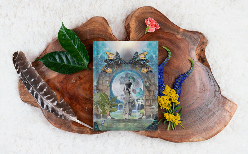 Aquarius Full Moon  | Hardcover Journal