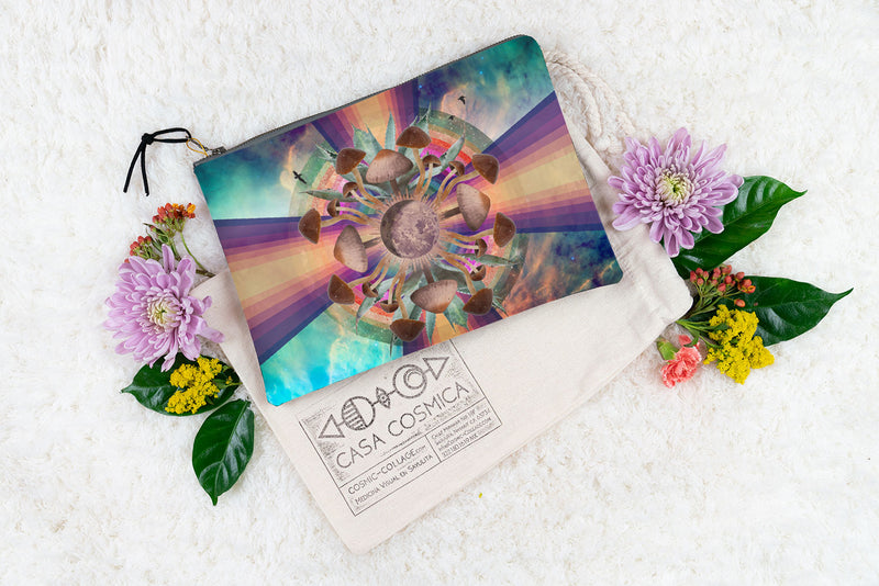 Magic Mushroom Mandala |  Bespoke Medicine Bag