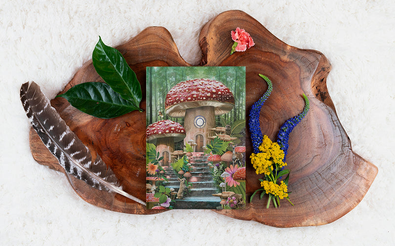 Magic Mushroom House | Hardcover Journal