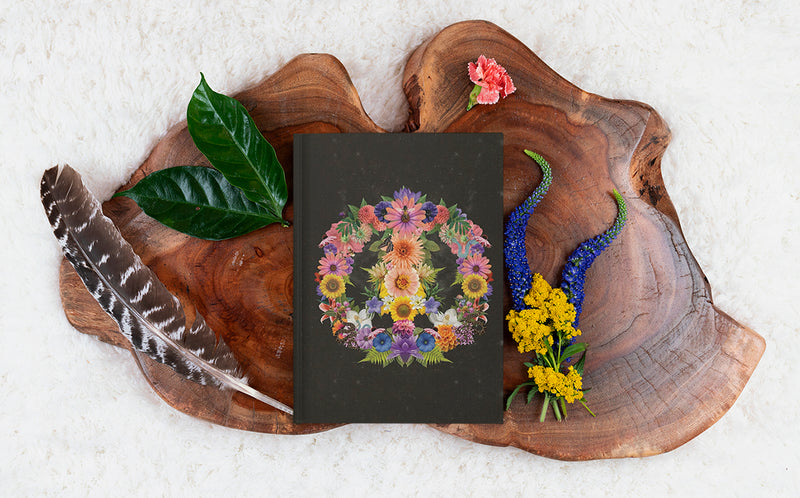Peace Flower | Hardcover Journal